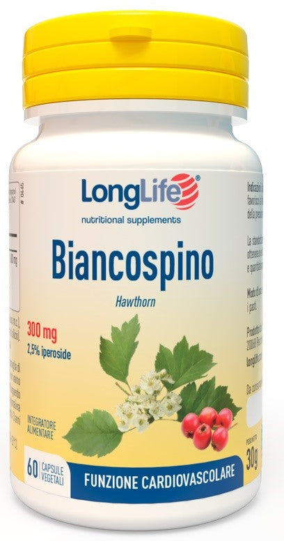 longlife longlife biancospino 60 capsule vegetali long life ean 8054521000379