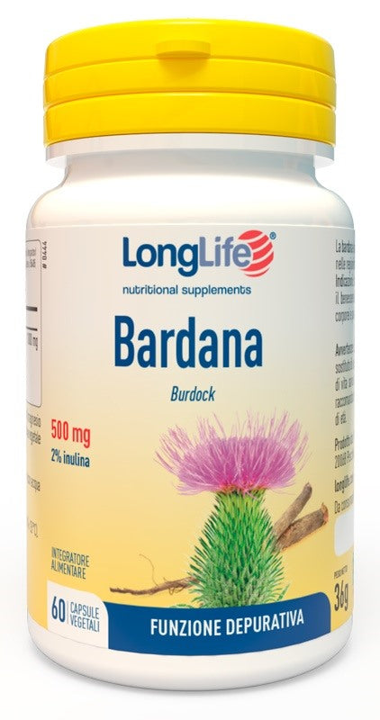 longlife longlife bardana 60 capsule vegetali long life ean 8054521000317
