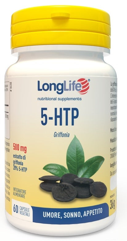 longlife longlife 5 htp 60 capsule vegetali long life ean 8054521000003