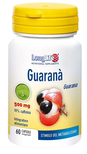 longlife longlife guarana 60 capsule vegetali long life ean 8054521001123