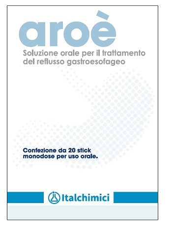 italchimici recordati aroe 20 stick pack monodose 10 ml aroe