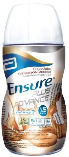 abbott ensure plus advance cioccolato 4 bottiglie da 220 ml ensure ean 8710428007667