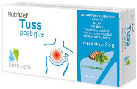 nutrileya nutridef tuss 20 pastiglie pino mugo nutridef ean 8055728150249