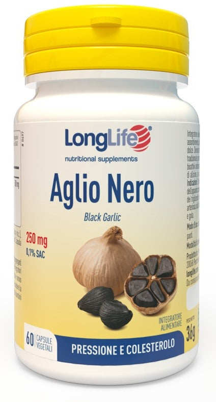 longlife longlife aglio nero 60 capsule vegetali long life ean 8054521002076