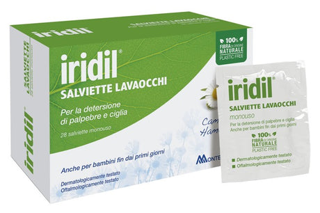 montefarmaco otc iridil salviettine lavaocchi 28 pezzi iridina ean 8058363613728