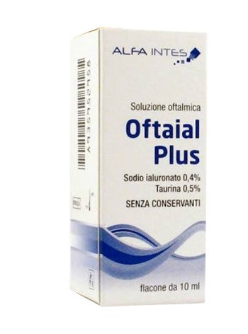 alfa intes ind ter splendore soluzione oftalmica oftaial plus acido ialuronico 04 e taurina 10ml oftaial