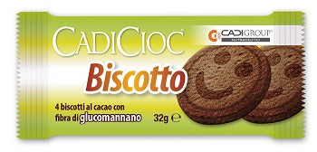 cadi group cadicioc biscotto cacao 4 pezzi 8 g cadiciocc