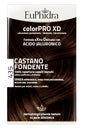 zeta farmaceutici euphidra colorpro xd 435 castano fondente gel colorante capelli in flacone attivante balsamo guanti euphidra ean 8056772632408