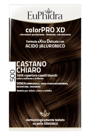 zeta farmaceutici euphidra colorpro xd 500 cast chiaro gel colorante capelli in flacone attivante balsamo guanti euphidra ean 8056772632422