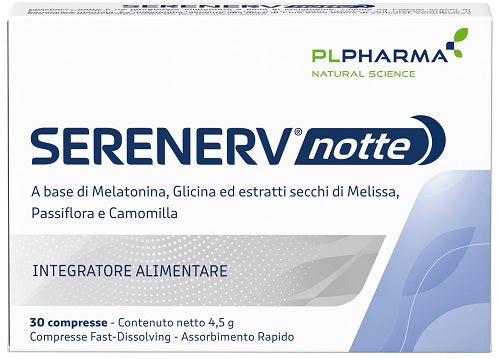 pl pharma serenerv notte 30 compresse