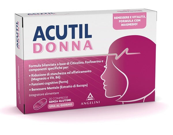 angelini ch acutil donna 20 compresse acutil ean 8000036020982