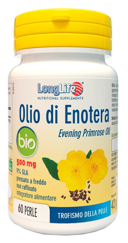 longlife longlife olio enotera bio 60 perle 500 mg long life ean 8054521001789