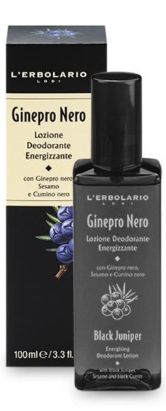 lerbolario ginepro nero lozione deodorante energizzante 100 ml lerbolario ean 8022328111871