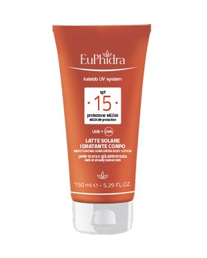 zeta farmaceutici spa euphidra kaleido uv system latte solare corpo 15 euphidra ean 8056772633108
