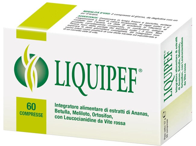 natural bradel liquipef 60 compresse natural bradel
