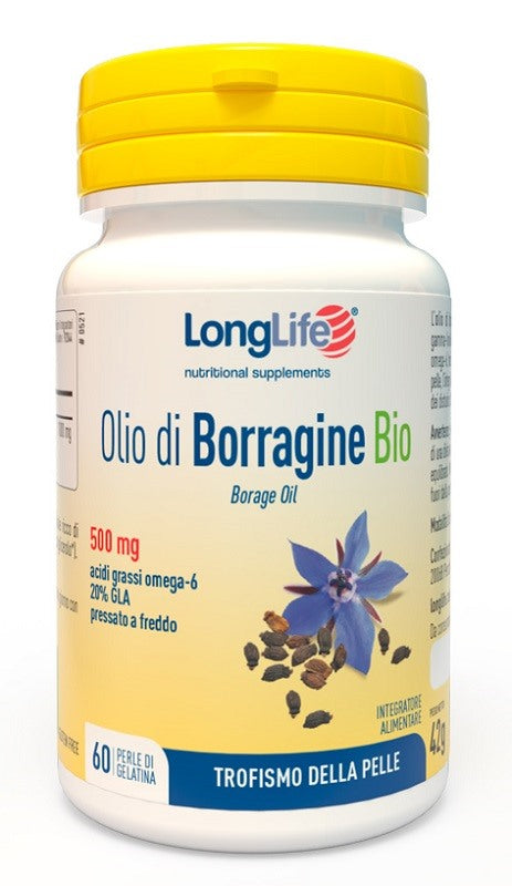 longlife longlife olio borragine bio 60 perle long life ean 8054521001758