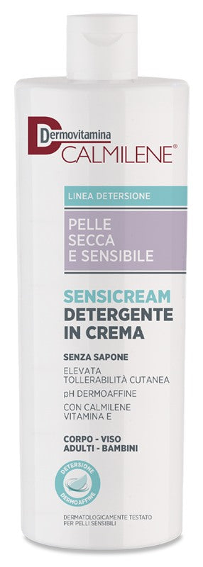 pasquali dermovitamina dermovitamina calmilene sensicream detergente in crema senza sapone per pelle secca e sensibile 500 ml dermovitamina ean 8032738384994