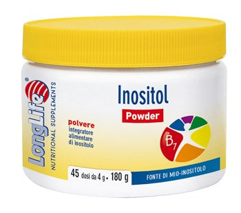 longlife longlife inositol powder 180 g long life ean 8054521003295