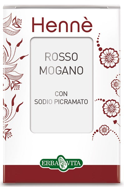 erba vita group henne colorante capelli rosso mogano 100 g erba vita ean 0767787925826