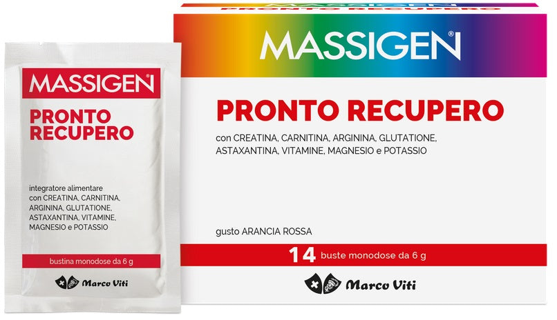 marco viti massigen pronto recupero 14 bustine 6 g massigen ean 8050519570374
