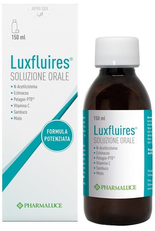 pharmaluce elp luxfluires soluzione orale 150 ml fluires