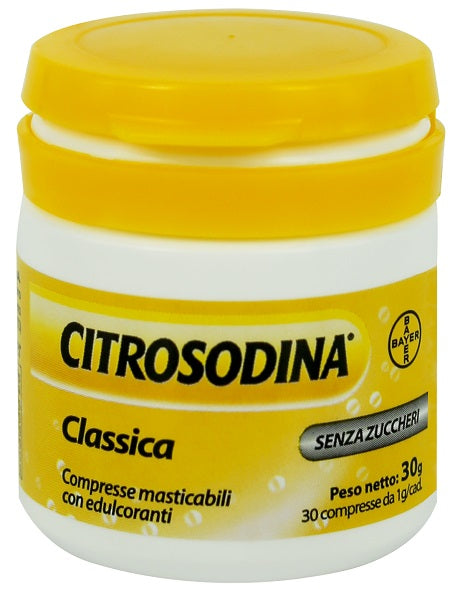 bayer ch citrosodina classica 30 compresse masticabili citrosodina ean 8000560783001