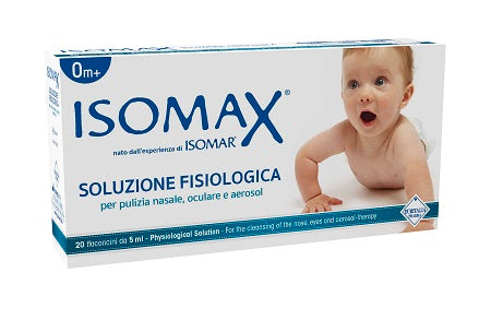 euritalia soluzione fisiologica nasale oculare aerosolterapia 20x5 ml isomax ean 8017045001000