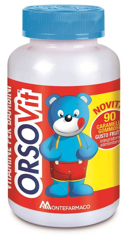 montefarmaco orsovit caramelle gommose 90 pezzi orsovit ean 8058363616385