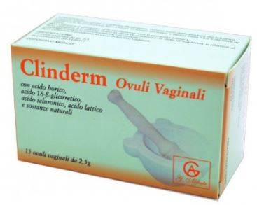 abbate gualtiero clinderm 15 ovuli vaginali 25 g clinderm