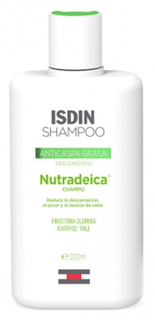 isdin nutradeica shampoo antiforfora grassa 200 ml isdin ean 8470001556349