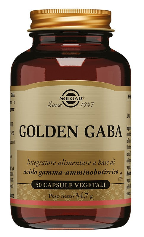 solgar italia golden gaba 50 capsule vegetali solgar ean 0033984012028