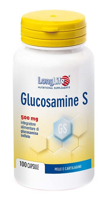 longlife longlife glucosamine s 100 capsule long life ean 8054521003493
