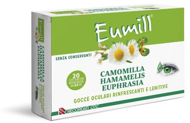 recordati otc eumill gocce oculari 20 flaconcini monodose 05 ml eumill ean 8057742820436