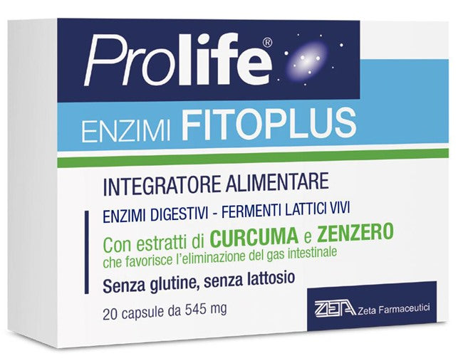 zeta farmaceutici prolife enzimi fitoplus 20 capsule prolife ean 8056772633726