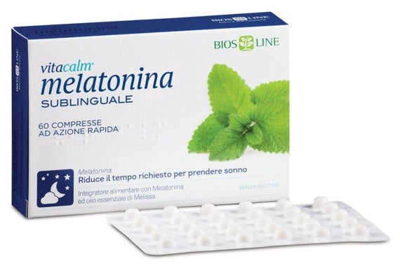 bios line vitacalm melatonina 120 compresse sublinguali vitacalm ean 8030243017383
