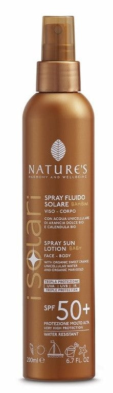 bios line natures i solari spray fluido bambini spf50 200 ml natures ean 8030243017130