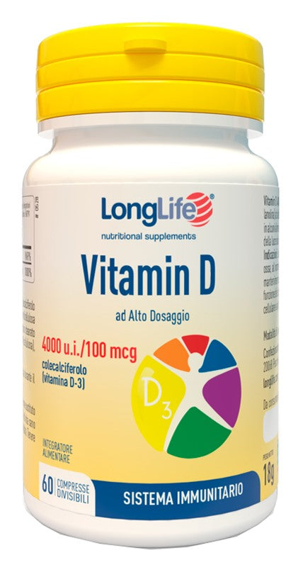 longlife longlife vitamin d 4000ui 60 compresse long life ean 8054521003486