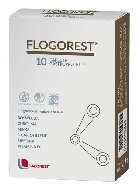 uriach italy flogorest 10 capsule laborest italia