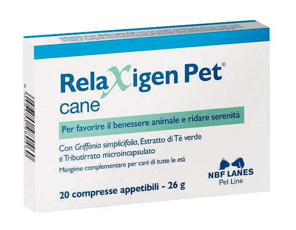 nbf lanes vet relaxigen pet cane blister 20 compresse appetibili n b f lanes ean 8056590980460