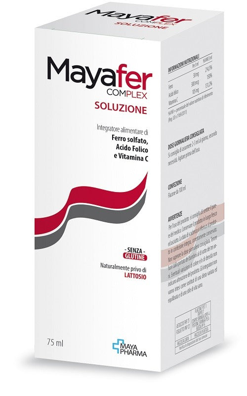 maya pharma mayafer soluzione 75 ml maya pharma