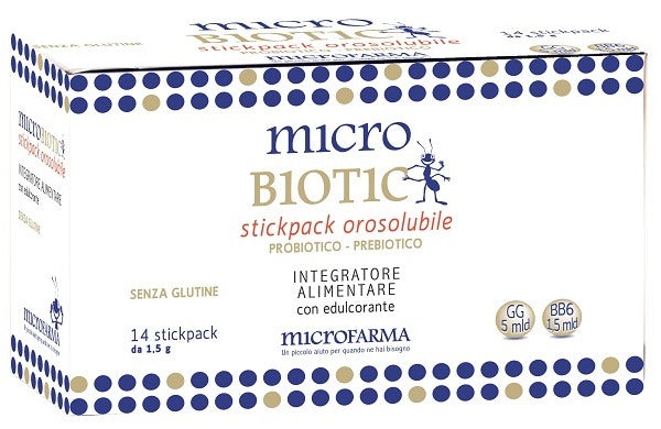 microfarma microbiotic stick pack 14 bustine microfarma