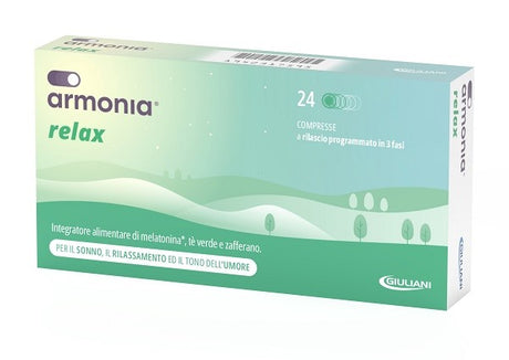 nathura armonia relax 1 mg a base di melatonina 24 compresse armonia