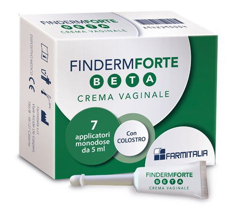 farmitalia finderm forte beta crema vaginale 7 applicatori monouso 5 g finderm