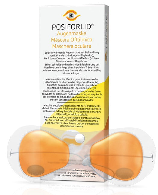 ursapharm posiforlid 2 maschera per occhi per trattamento termico per blefarite e disfunzione meibomdrusen