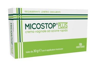 farma derma micostop plus crema vaginale 30 g 6 applicatori monouso micostop