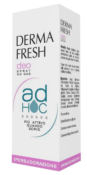 cooper ch dermafresh deo spray no gas ad hoc ipersudorazione deodorante 100 ml dermafresh ean 8019629004889