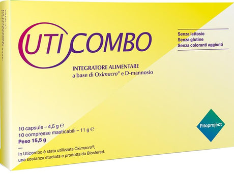 fitoproject uticombo 10 capsule 10 compresse masticabili fitoproject