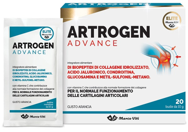 marco viti farmaceutici artrogen advance 20 bustine da 10 g marco viti ean 8050519570121