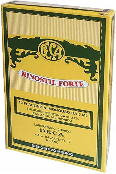 deca rinostil forte soluzione ipertonica 10 flaconcini monouso da 5 ml rinostil