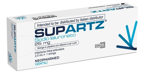 neopharmed gentili siringa preriempita intra articolare supartz acido ialuronico 25 mg 25 ml 1 pezzo mdm ean 4987541301413